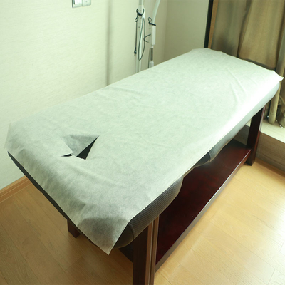 Roll Packed Spa Non Woven Bed Cover Untuk Meja Ujian Pijat
